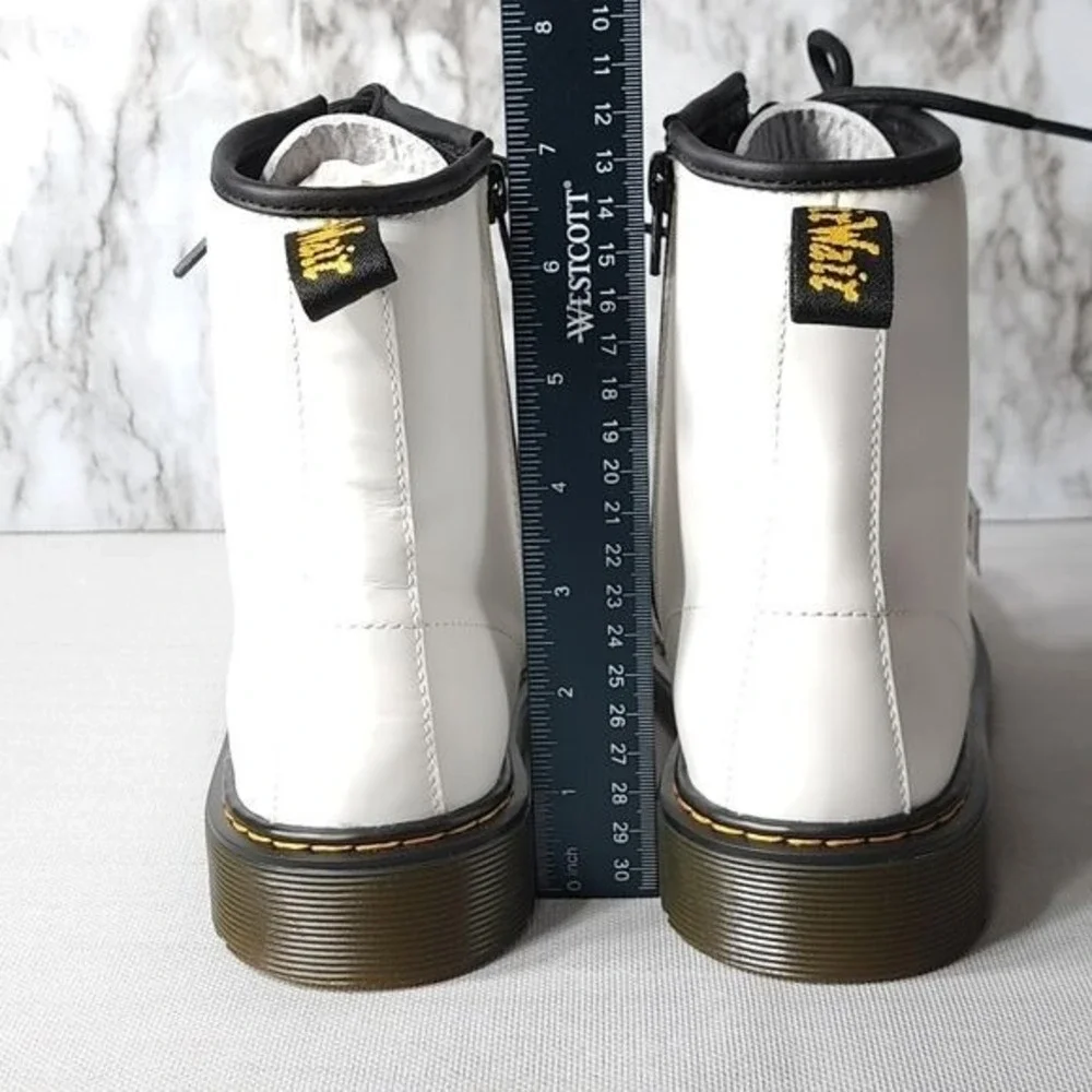Dr. Martens 1460 Y Ankle Boots White Smooth Leather US M 6 US L 7‎ - Picture 4 of 11